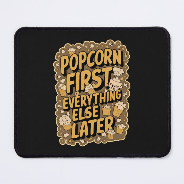 Item preview, ''Popcorn First'' Funny Kawaii Green Tea First Lover T-Shirt designed and sold by Witty Shirts.
