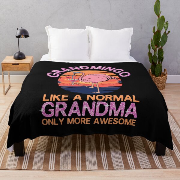 Item preview, Flamingo Grandma Pun Grandmingo Grandmother Granny Funny Gift designed and sold by alenaz.
