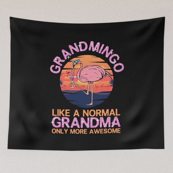 Item preview, Flamingo Grandma Pun Grandmingo Grandmother Granny Funny Gift designed and sold by alenaz.