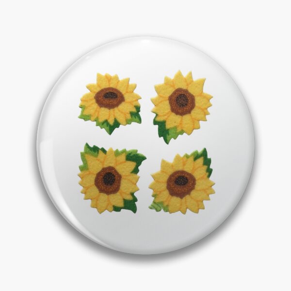 Item preview, retro vintage sunflower stickerpack designed and sold by DoodleDazes.