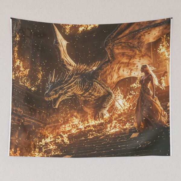 Item preview, Guardian of the Inferno: The Dragon and the Enchantress designed and sold by oanaunciuleanu.
