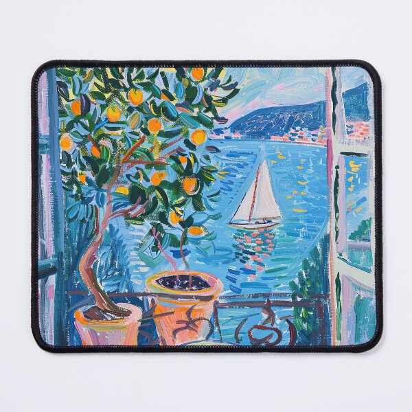 Item preview, Henri Matisse Style Poster, Mediterranean, Open Window, Pastel designed and sold by ArtHouseNiklas.