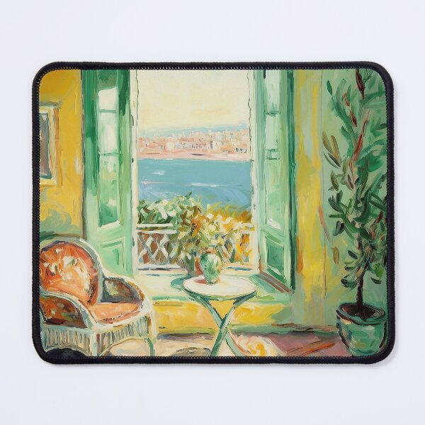 Item preview, Henri Matisse Style Poster, Mediterranean, Open Window, Pastel designed and sold by ArtHouseNiklas.