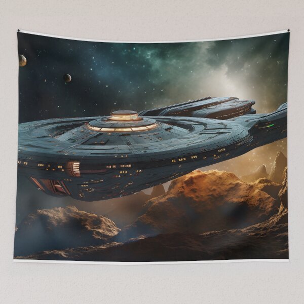 Item preview, Star Trek Inspired Ship in space designed and sold by GreenInkXpress.