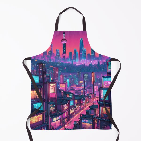 Item preview, Seoul neon namsan tower city designed and sold by milestotreasure.