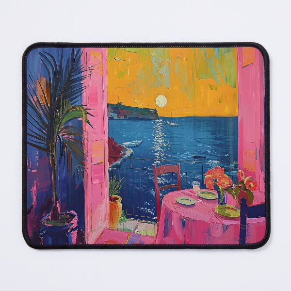 Item preview, Henri Matisse Style Poster, Mediterranean, Open Window, Pastel designed and sold by ArtHouseNiklas.