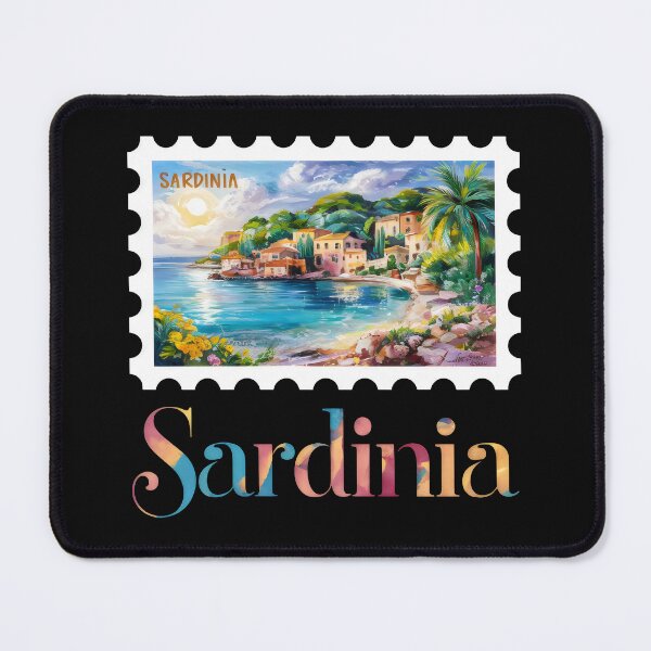 Item preview, Sardinia Italy Travel - "Sardinia Splendor: Mediterranean Coastal Beauty" designed and sold by stickercuffs.