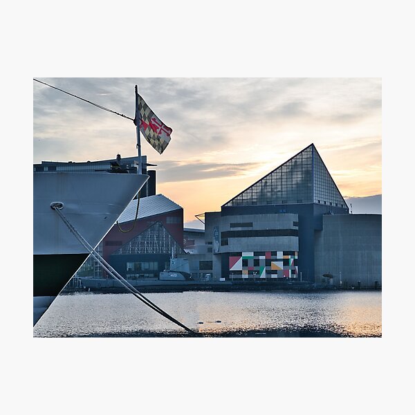 Item preview, Baltimore Inner Harbor Labored Ships designed and sold by roamingChappay.