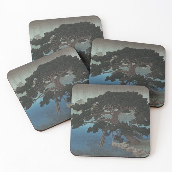 Item preview, Ancient Pine at Onshi Park by Kawase Hasui designed and sold by Takeda-art.