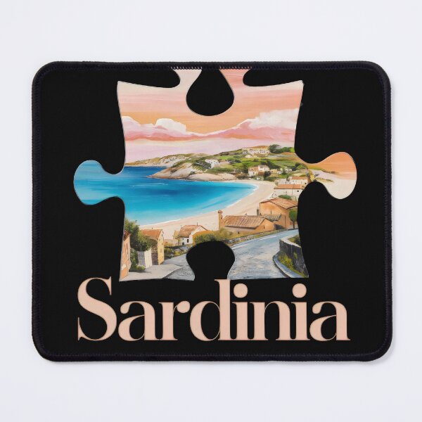 Item preview, Sardinia Italy Travel - "Sardinia Serenity: Italian Island Escape" designed and sold by stickercuffs.