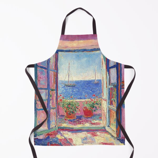 Artikelvorschau, Henri Matisse Style Poster, Mediterran, Open Window, Pastell entworfen und verkauft von ArtHouseNiklas.