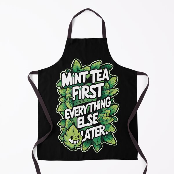 Item preview, ''Mint Tea First'' Funny Kawaii Green Tea First Lover T-Shirt designed and sold by Witty Shirts.