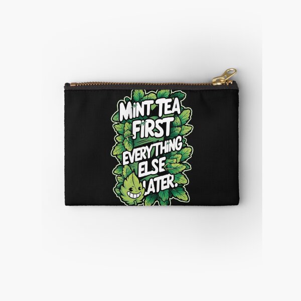 Item preview, ''Mint Tea First'' Funny Kawaii Green Tea First Lover T-Shirt designed and sold by Witty Shirts.