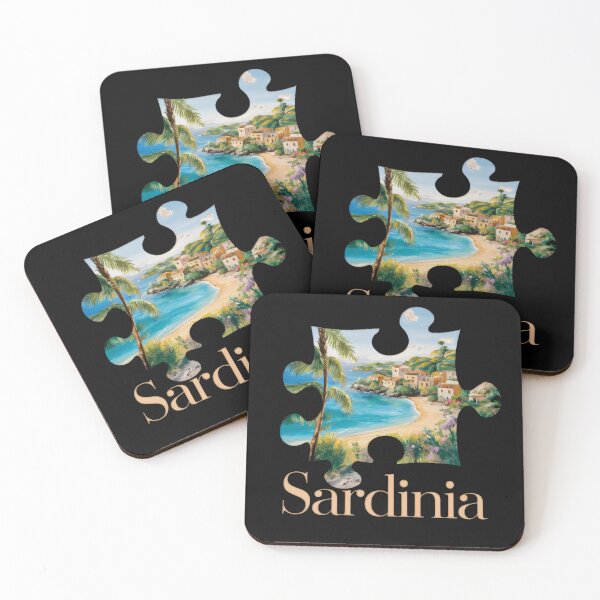 Item preview, Sardinia Italy Travel - "Sardinia Adventure: Nature's Mediterranean Gem" designed and sold by stickercuffs.
