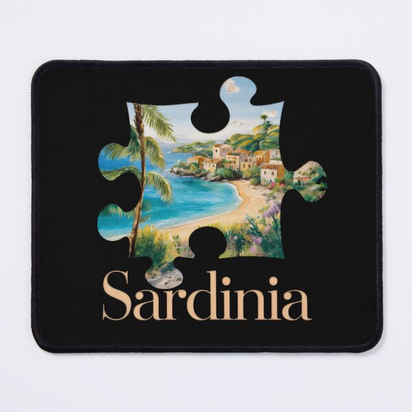 Item preview, Sardinia Italy Travel - "Sardinia Adventure: Nature's Mediterranean Gem" designed and sold by stickercuffs.