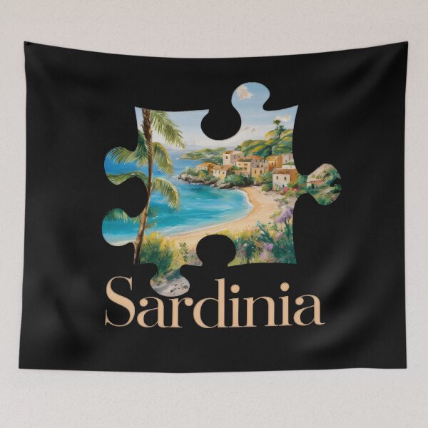 Item preview, Sardinia Italy Travel - "Sardinia Adventure: Nature's Mediterranean Gem" designed and sold by stickercuffs.