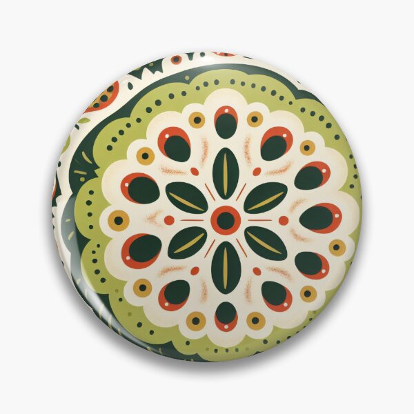 Item preview, Whimsical Lotus Seed Pod Illustration - Colourful Botanical Art yellow cream green designed and sold by FOLK ART FUSION by heidiannemorris.
