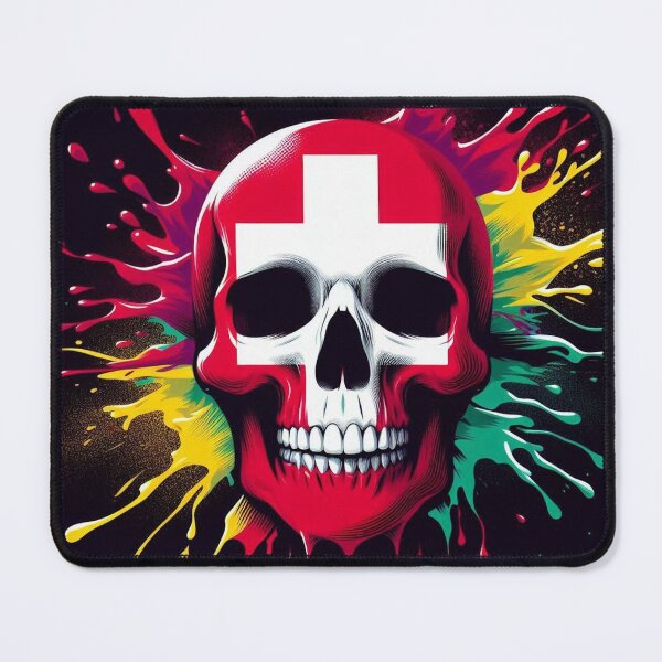 Item preview, Switzerland Skull designed and sold by RaF71PrO.