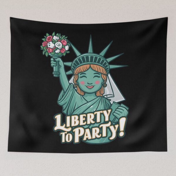 Item preview, new york bachelorette, liberty to party designed and sold by mood-draftsman.