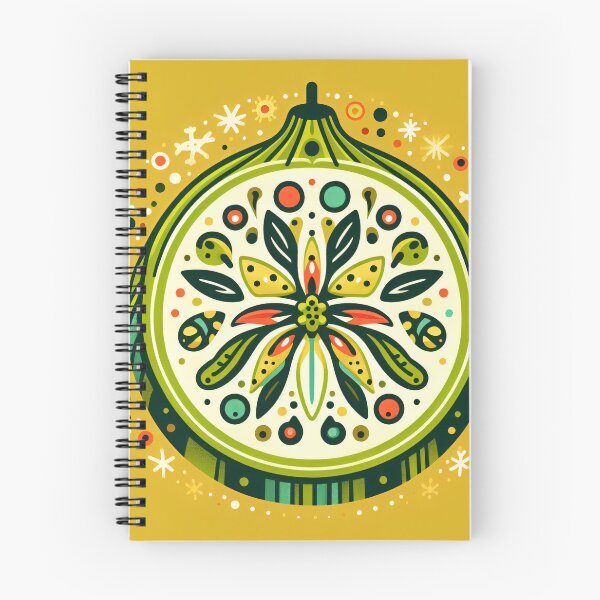Item preview, Whimsical festive Lotus Seed Pod Illustration - Colourful Botanical Art yellow cream green designed and sold by FOLK ART FUSION by heidiannemorris.