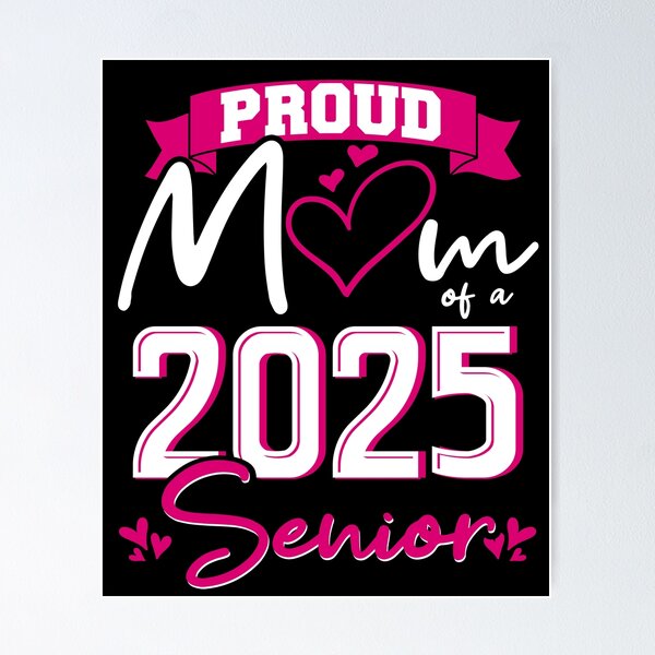 Item preview, Proud Mom Class of 2025 Senior Graduation Vintage Funny Senior Mom designed and sold by KsuAnn.