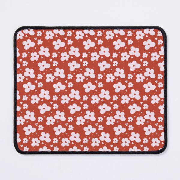 Item preview, Red Aesthetic simple flowers pattern designed and sold by ajourneytoyou.
