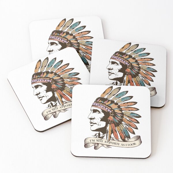 Item preview, I'm Not As White As I Look Native American Indian Day For pride classic T-Shirt designed and sold by Saisaye.