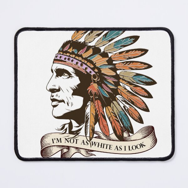 Item preview, I'm Not As White As I Look Native American Indian Day For pride classic T-Shirt designed and sold by Saisaye.