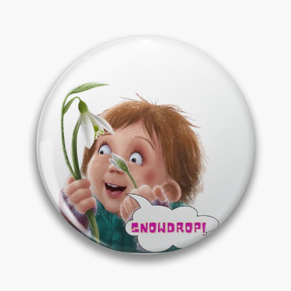 Item preview, watercolor angelic snowdrop flowers held by a boy designed and sold by Art3mis777.