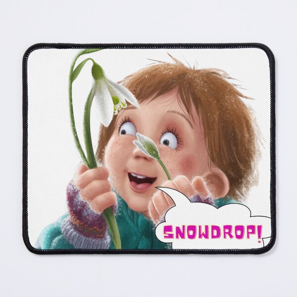 Item preview, watercolor angelic snowdrop flowers held by a boy designed and sold by Art3mis777.