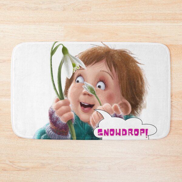 Item preview, watercolor angelic snowdrop flowers held by a boy designed and sold by Art3mis777.