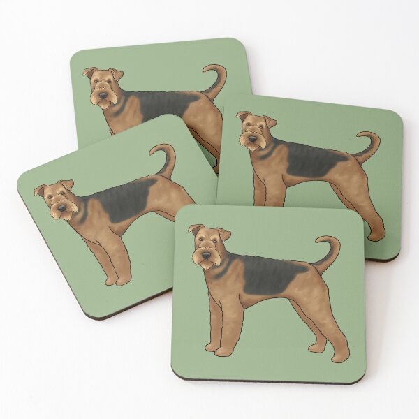 Item preview, Airedale terrier dog designed and sold by Milanicole.