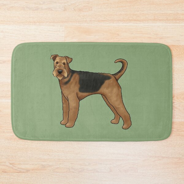 Item preview, Airedale terrier dog designed and sold by Milanicole.