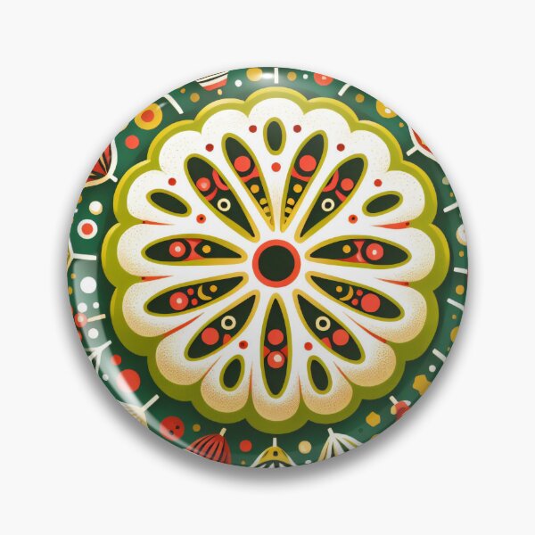 Item preview, Whimsical Lotus Seed Pod Illustration - Colourful Botanical Art yellow cream green designed and sold by FOLK ART FUSION by heidiannemorris.