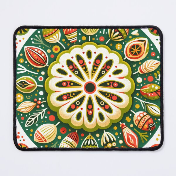 Item preview, Whimsical Lotus Seed Pod Illustration - Colourful Botanical Art yellow cream green designed and sold by FOLK ART FUSION by heidiannemorris.