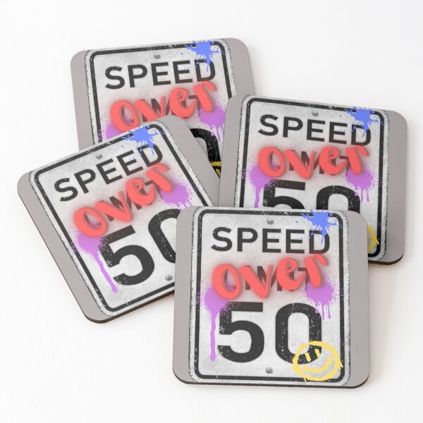 Item preview, Speed over 50!  designed and sold by TheRubberOnion.