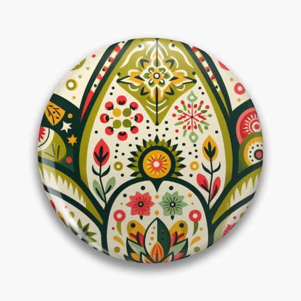 Item preview, Whimsical Lotus Seed Pod Illustration - Colourful Botanical Art yellow cream green designed and sold by FOLK ART FUSION by heidiannemorris.