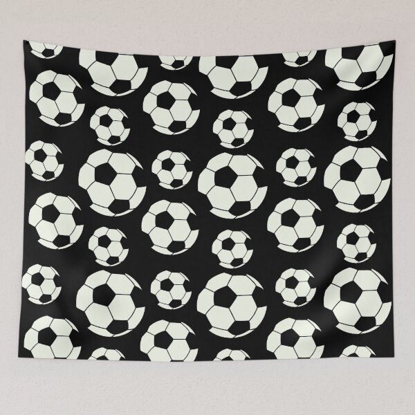 Item preview, Football Soccer Balls Theme Gifts for Boys Gamer Room Decor designed and sold by Vintage Eclectic Visuals.