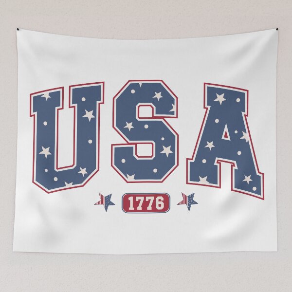 Item preview, "USA 1776 4th of July Vintage Design | Independence Day Commercial Products | Patriotic Apparel & Accessories" designed and sold by BiMood.