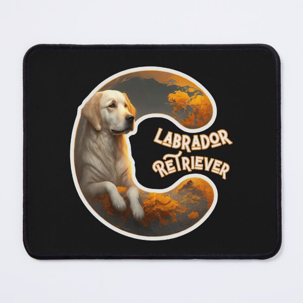 Item preview, Labrador Retriever Cute Dog Letter C 3 designed and sold by Psycho-Crazy.