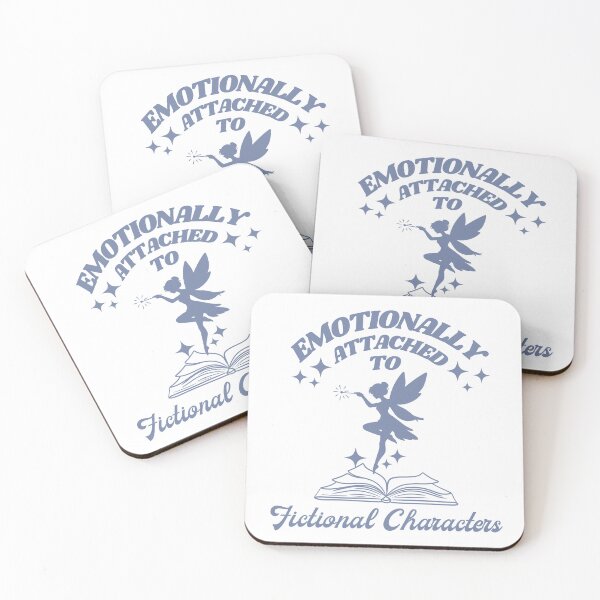 Item preview, emotionally attached to fictional characters book aesthetic designed and sold by stickersxbecca.