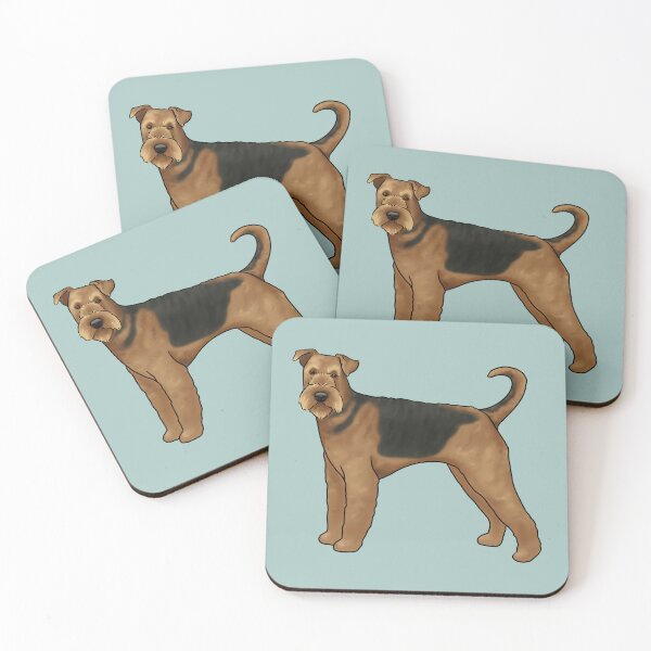 Item preview, Airedale terrier dog designed and sold by Milanicole.