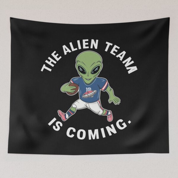 Item preview, American football - The Alien Team is Coming. designed and sold by 123ks.