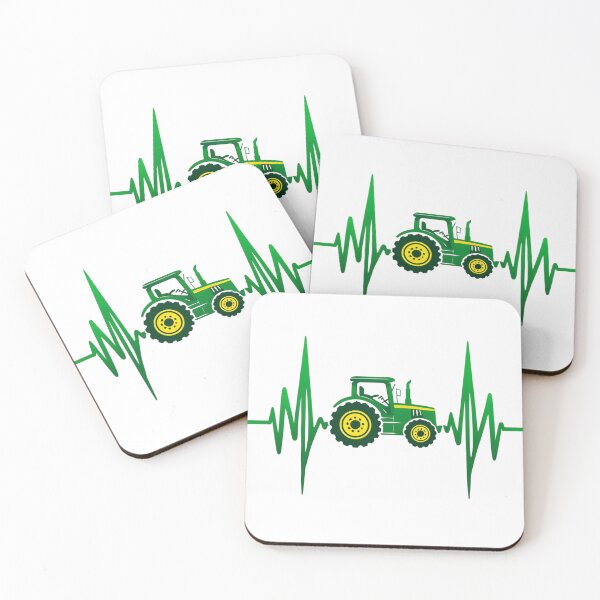Item preview,  Heartbeat Tractor Green Design for Farming Enthusiasts designed and sold by Maddy V Store.