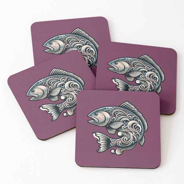 Item preview, Swim in Style: Artistic Fish Graphic for Ocean Lovers designed and sold by Andy-Many-Ideas.