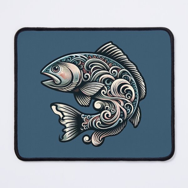 Item preview, Swim in Style: Artistic Fish Graphic for Ocean Lovers designed and sold by Andy-Many-Ideas.
