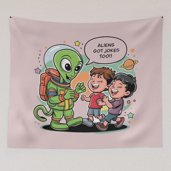 Item preview, Aliens got jokes too designed and sold by 123ks.