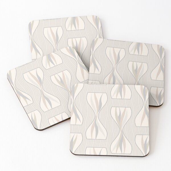 Item preview, Hourglass Waves of Time in Earth Tones  designed and sold by VintageStyle.