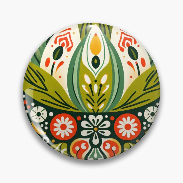 Item preview, Whimsical Lotus Seed Pod Illustration - Colourful Botanical Art yellow cream green by heidiannemorris designed and sold by FOLK ART FUSION by heidiannemorris.