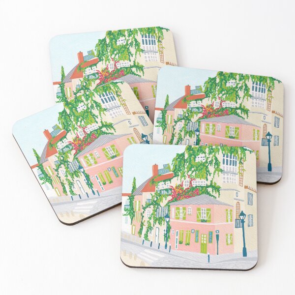 Item preview, Montmartre, Montmartre Art Print, Paris, France, Paris Cafe, France Poster, Travel Illustration, Home Decore,  designed and sold by ZeriAyam.